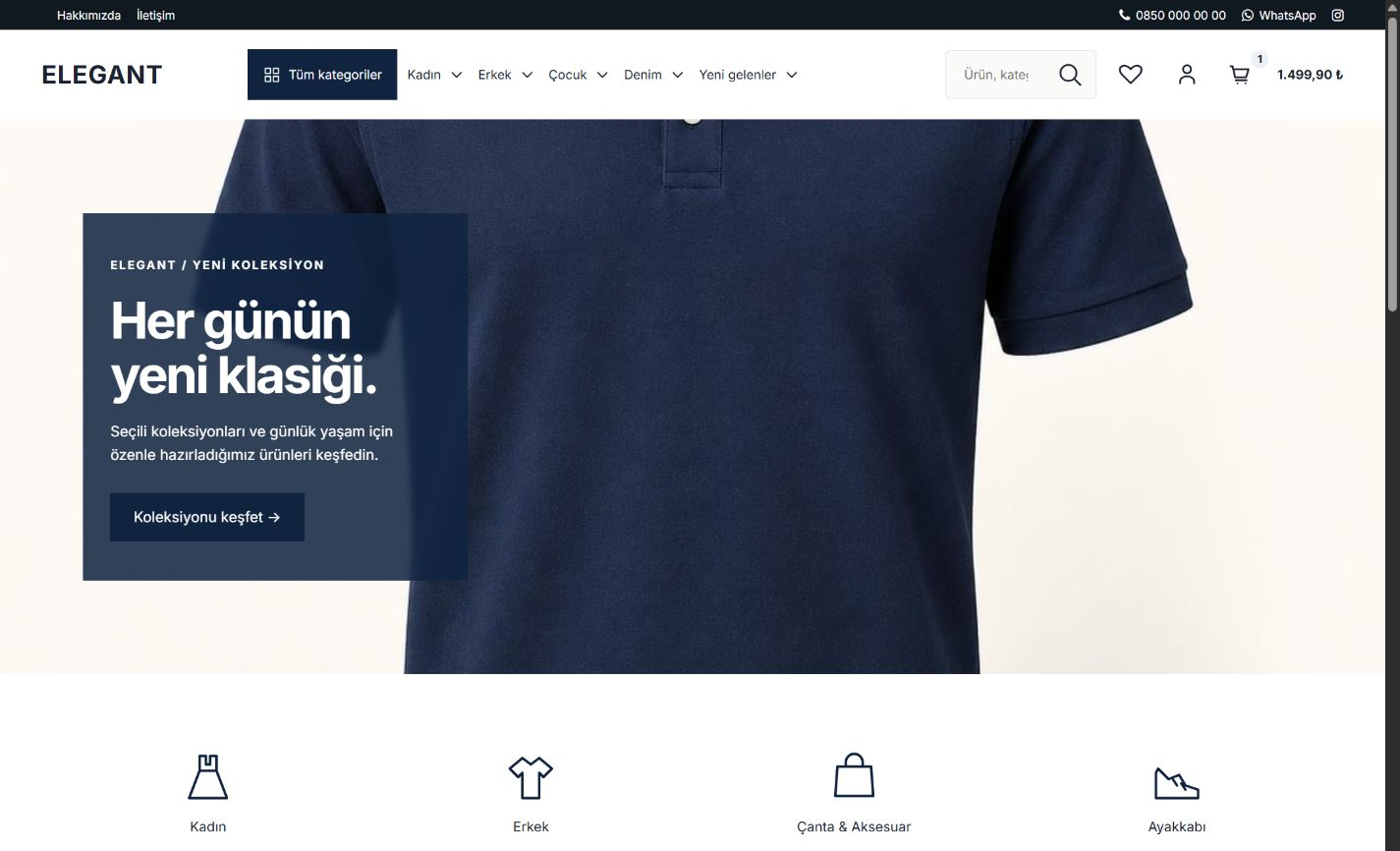 Elegant — Tasarım önizlemesi
