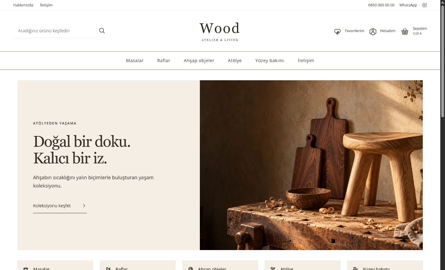 Wood — Tasarım önizlemesi