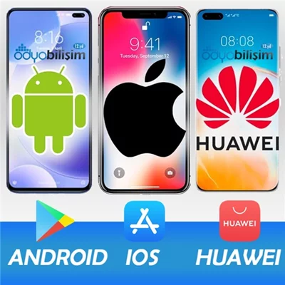IOS -Android Bildirimli ve Huawei WebView Mobil Uygulamaları