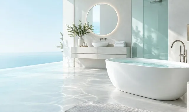 Modern Banyo Teması — Sektör görseli · canlı tasarımı açın
